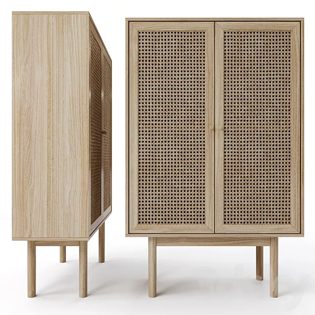 JYSK Cabinet HALMSTAD 3D Model
