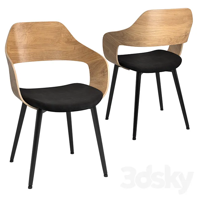 Jysk Hvidovre Chair 3D Model