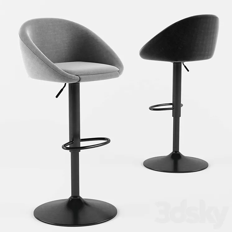 JYSK TAULOV bar stool 3D Model JYSK TAULOV bar stool 3D Model