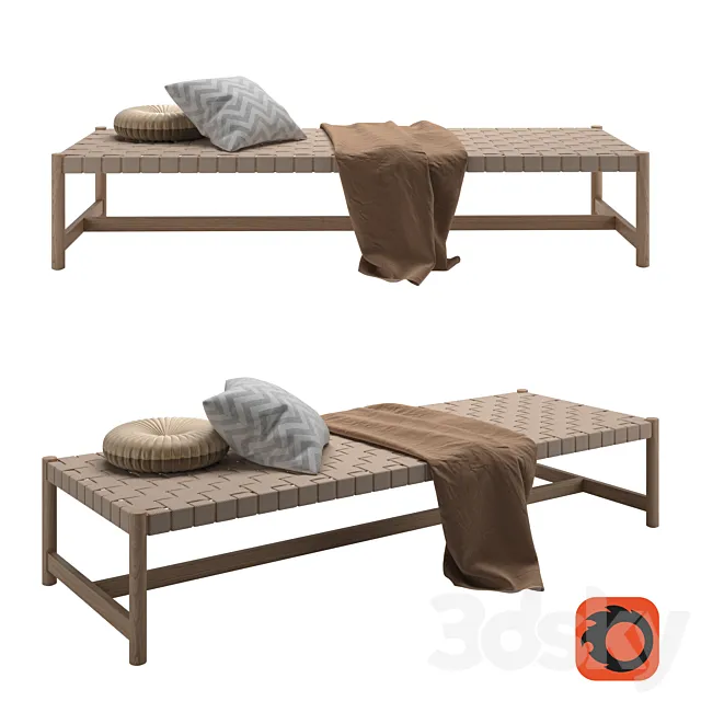 Jysk vadehavet daybed 3D Model