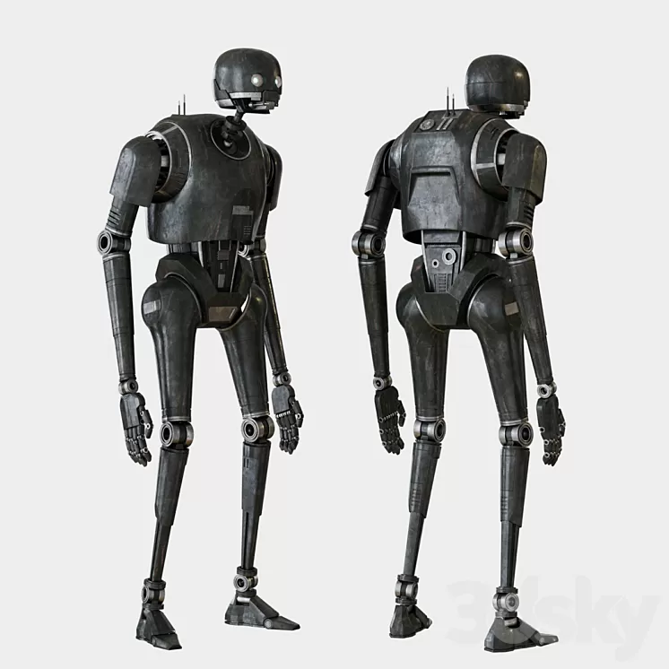 K2so droid StarWars 3D Model