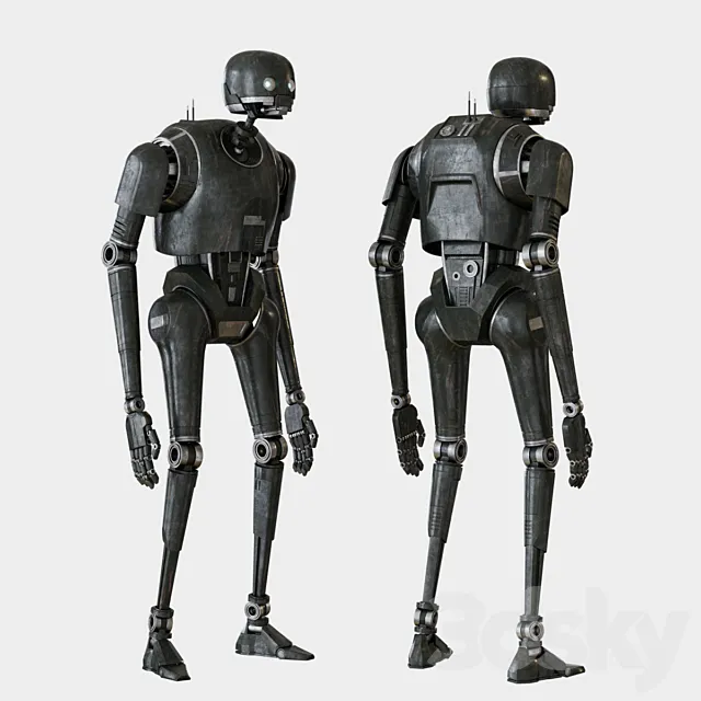 K2so droid StarWars 3DModel