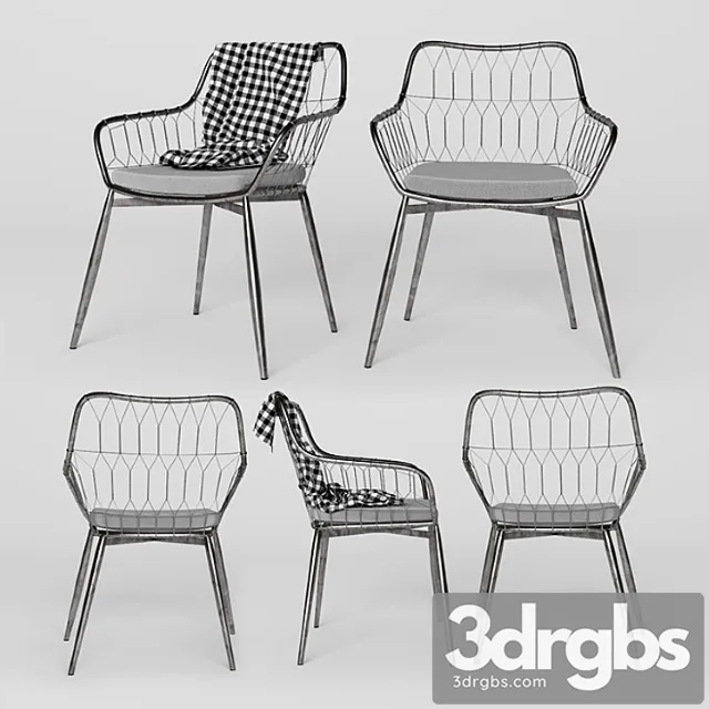 Kade outdoor diningchair 2 3D Model Download Kade outdoor diningchair 2 3D Model Download