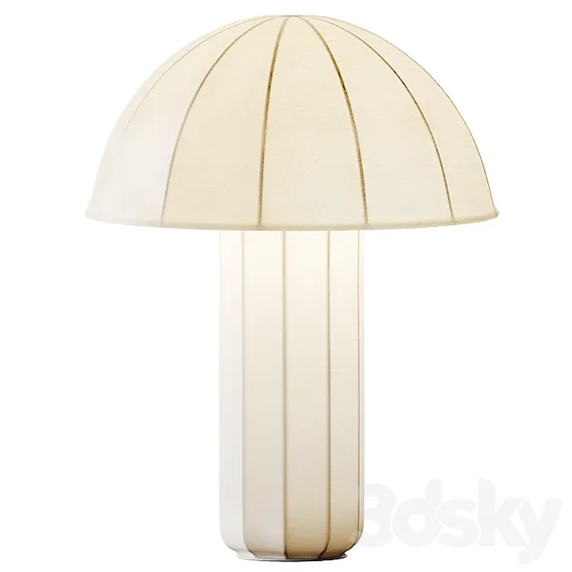 KAHLO SILK TABLE LAMP from Studio Anansi 3D Model KAHLO SILK TABLE LAMP from Studio Anansi 3D Model