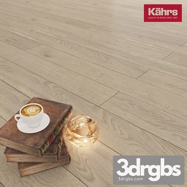 Kahrs Canvas Oak Chalk 3D Model Download