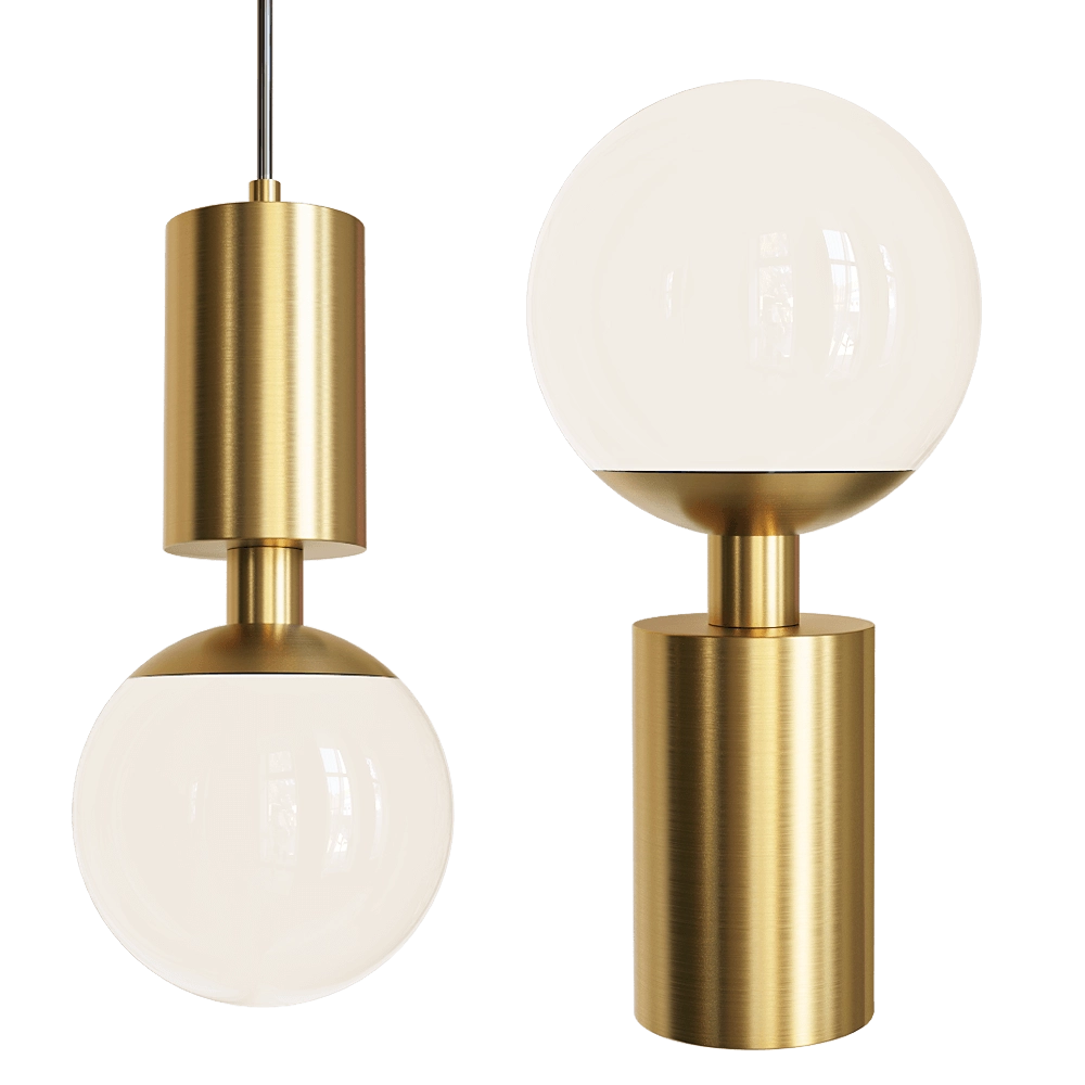 Kaishi – Pendant and table lamp Pawn 3D Model