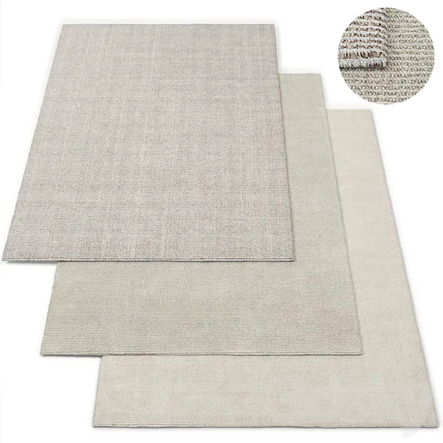 Kala Handwoven Rug Restoration Hardware 3D Model