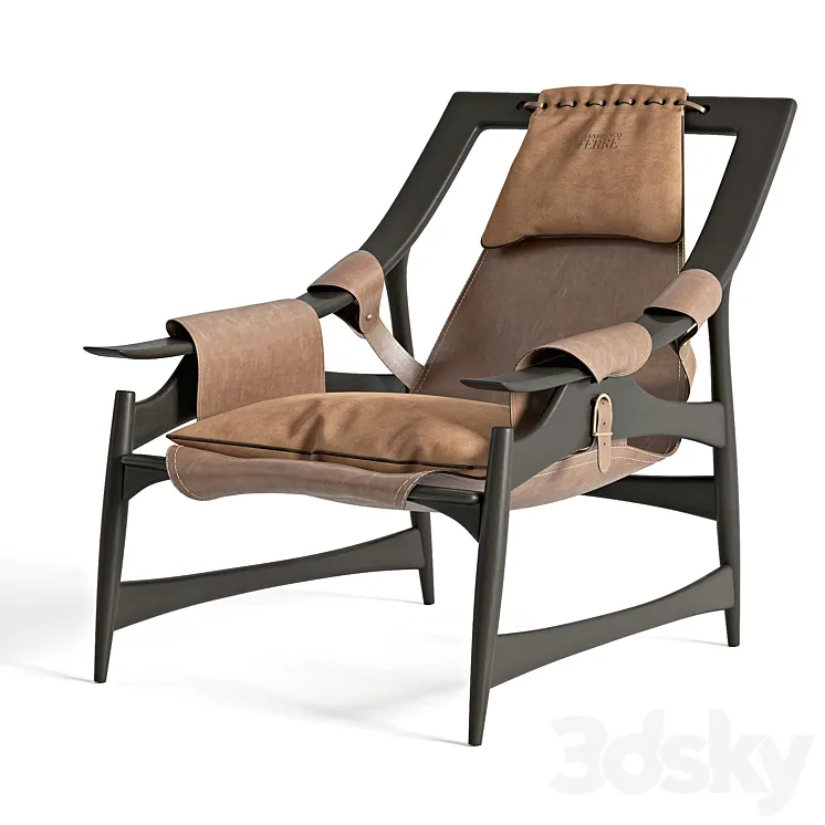Kalamaja armchair 3D Model Free Download