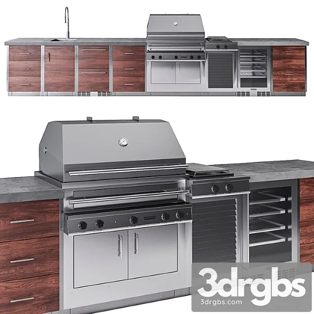 Kalamazoo outdoor kitchen 3D Model Download Kalamazoo outdoor kitchen 3D Model Download