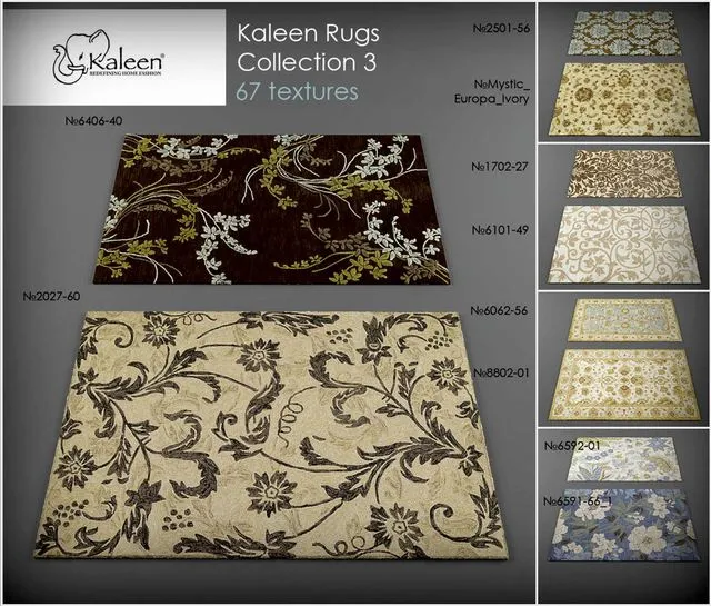 Kaleen rugs3 3D Model Kaleen rugs3 3D Model
