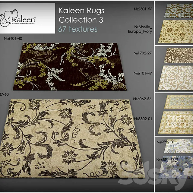 Kaleen rugs3 3DModel Kaleen rugs3 3DModel