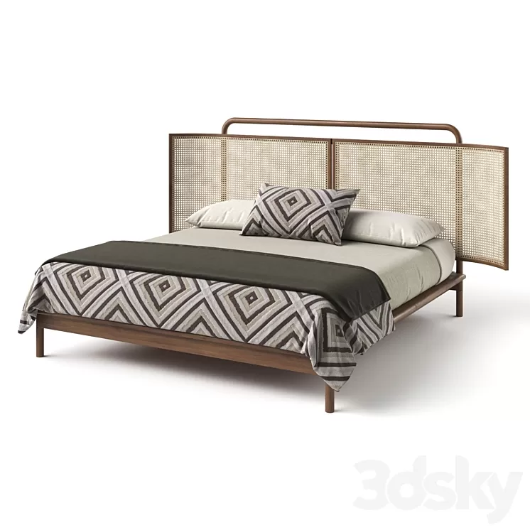Kalinda Bed 3D Model Free Download