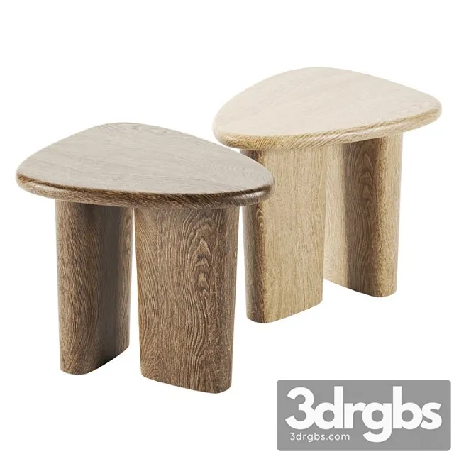 Kalle Sculptural Oak By Anthropologie 3D Model Download