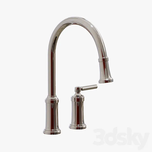 Kallista – Quincy Pull-Down Kitchen Faucet – P25000-00 3D Model