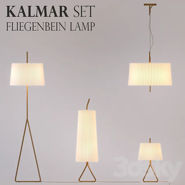 KALMAR FLIEGENBEIN LAMP 3D Model KALMAR FLIEGENBEIN LAMP 3D Model