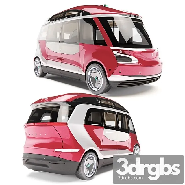 Kamaz-1221 shatl 3D Model Download