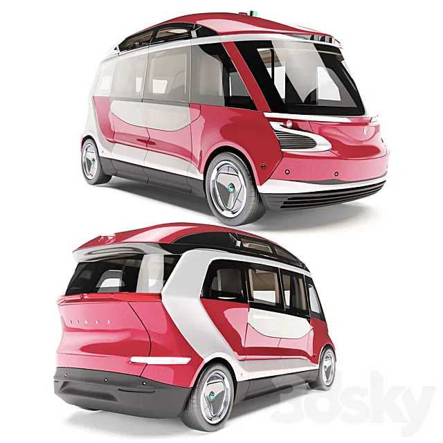 KAMAZ-1221 SHATL 3D Model