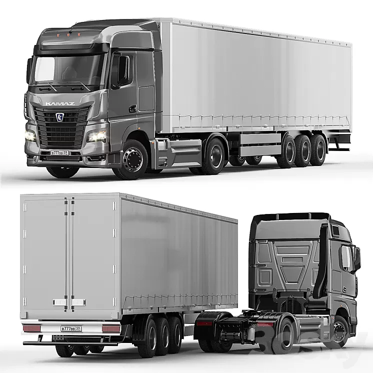 KAMAZ 54901 3D Model Free Download KAMAZ 54901 3D Model Free Download