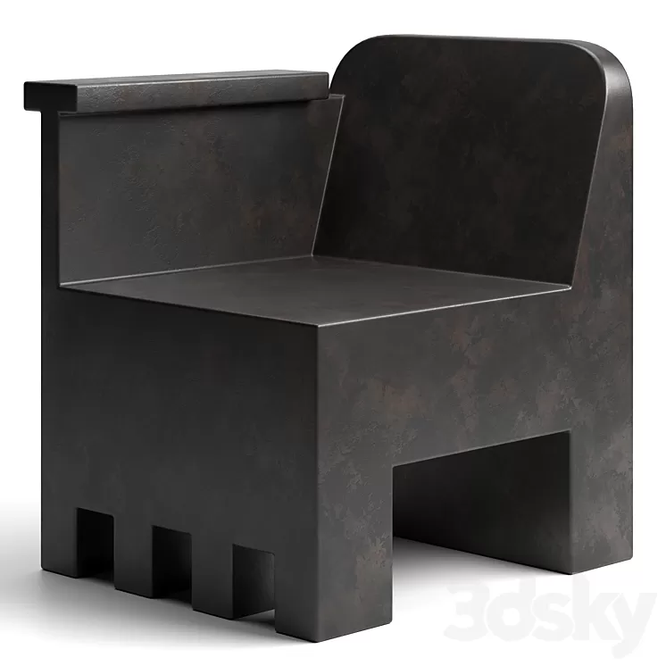 Kamodo Chair – Coffee 3D Model Kamodo Chair – Coffee 3D Model