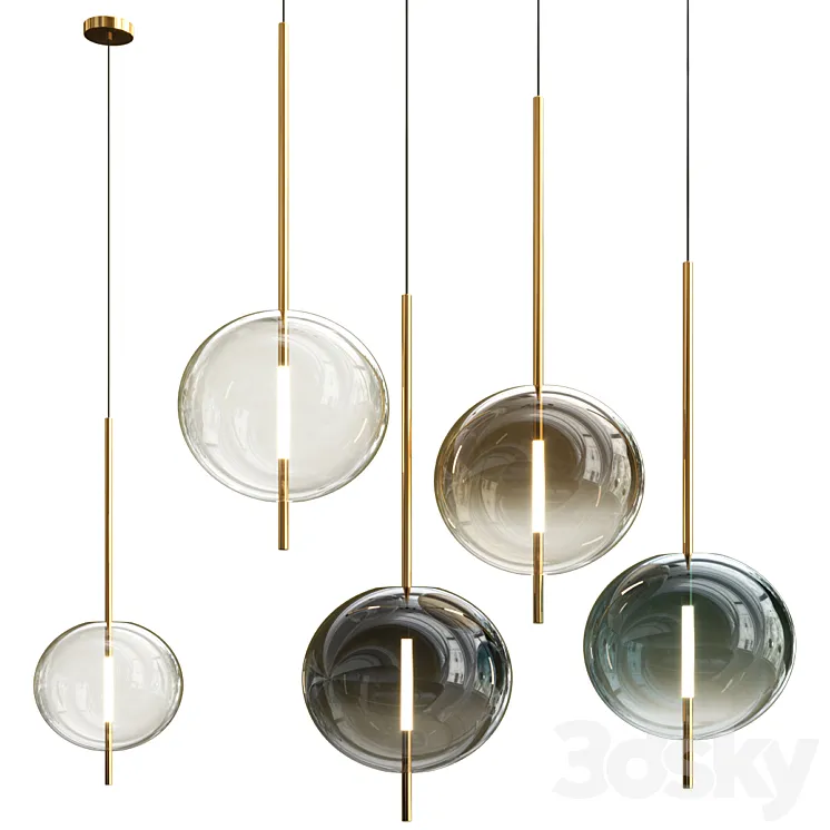 Kandinsky Pendant Lamp BY Broberg 3D Model Free Download