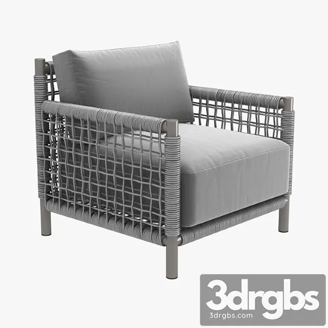 Kannoa taos armchair 3D Model Download