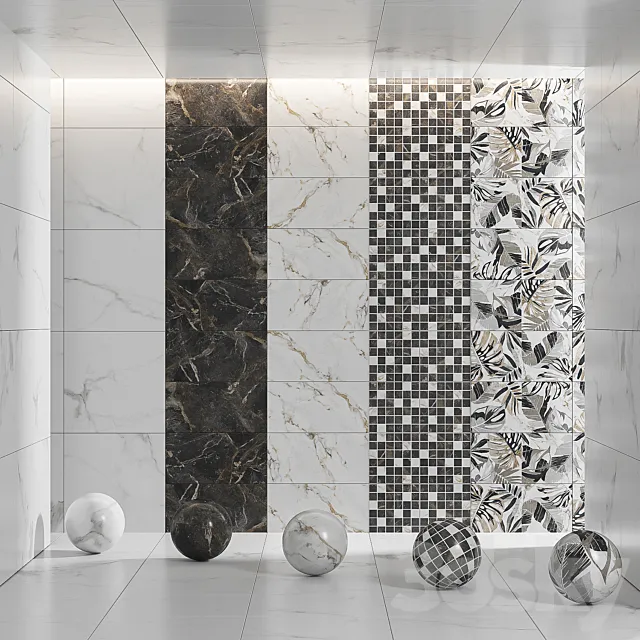 Kanzas Ceramic Tiles & Porcelain Tiles 3D Model