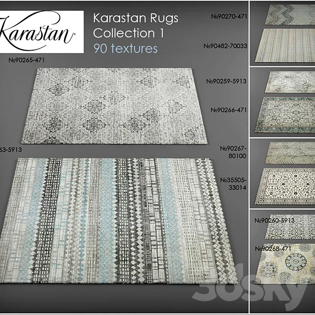 Karastan rugs 3D Model Karastan rugs 3D Model