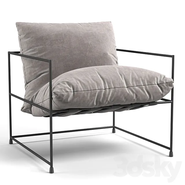 Kare Armchair Cornwall 3D Model Kare Armchair Cornwall 3D Model