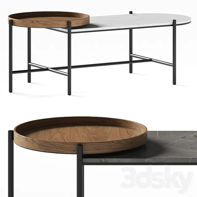 Kare Design Layered Coffee Table 3DModel