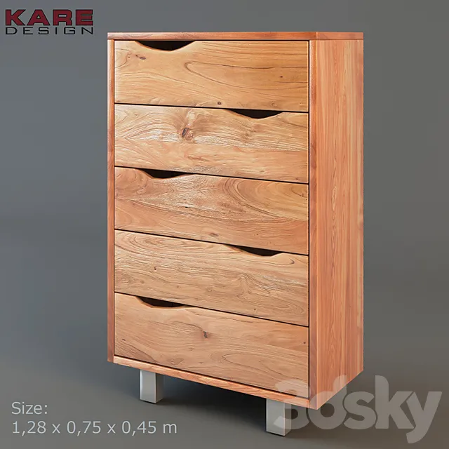 Kare Design Nature Line Ladekast 3DModel