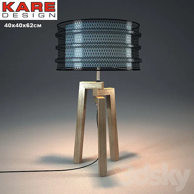 kare design – wire tripod 3DModel
