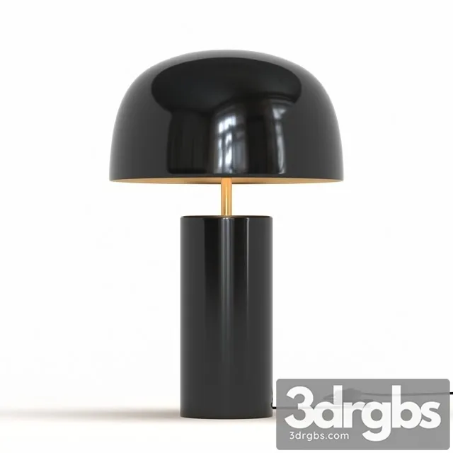 Kare loungy black 3D Model Download