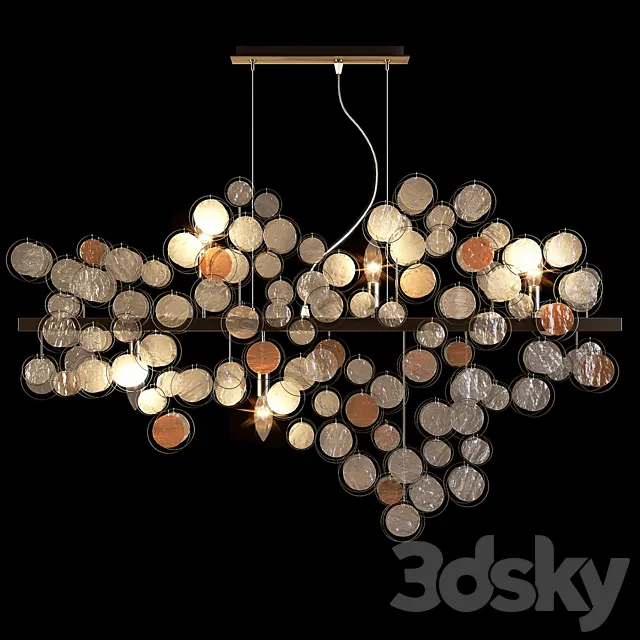 Kare pendant lamp clouds clear 3DModel Kare pendant lamp clouds clear 3DModel