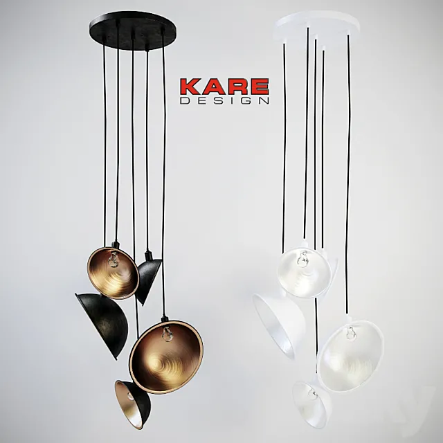 Kare Pendant Lamp Kettle 3D Model Kare Pendant Lamp Kettle 3D Model