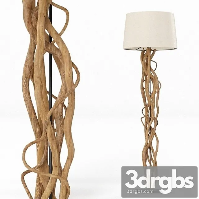 Kare scultra lamp 3D Model Download