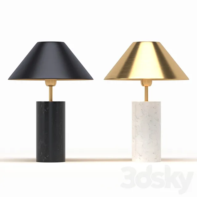 Kare Table Lamp Palazzina 3D Model