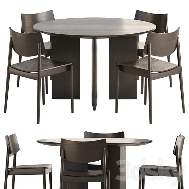 Karimoku Case Study _ A-DT03 and A-DC01 3DModel Karimoku Case Study _ A-DT03 and A-DC01 3DModel