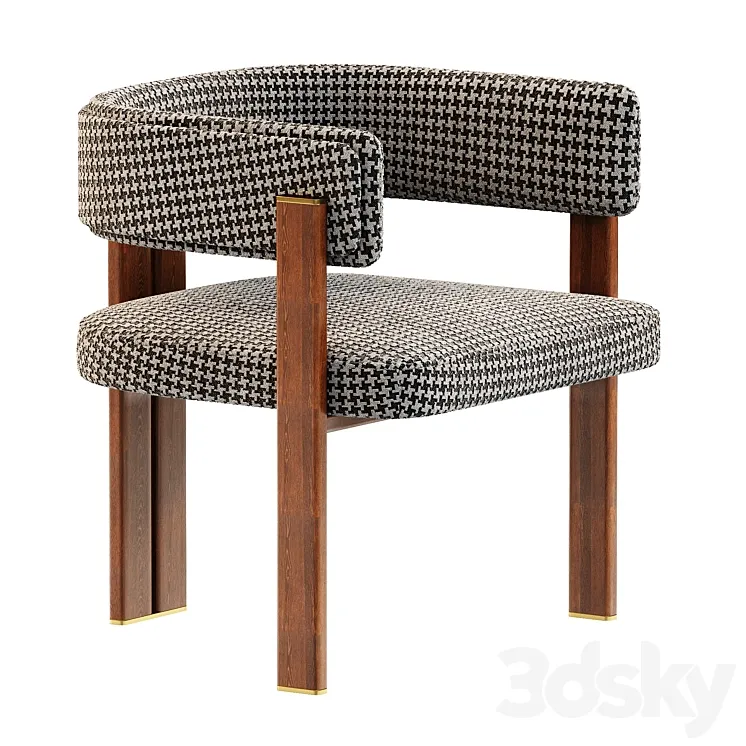 Karl dining chair 3D Model Free Download