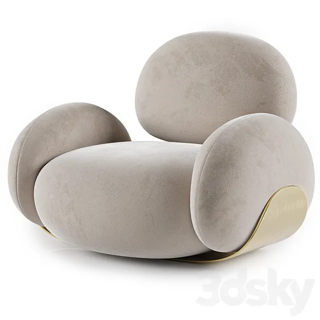 Karlotta Chair by Karim Rashid 3D Model Karlotta Chair by Karim Rashid 3D Model