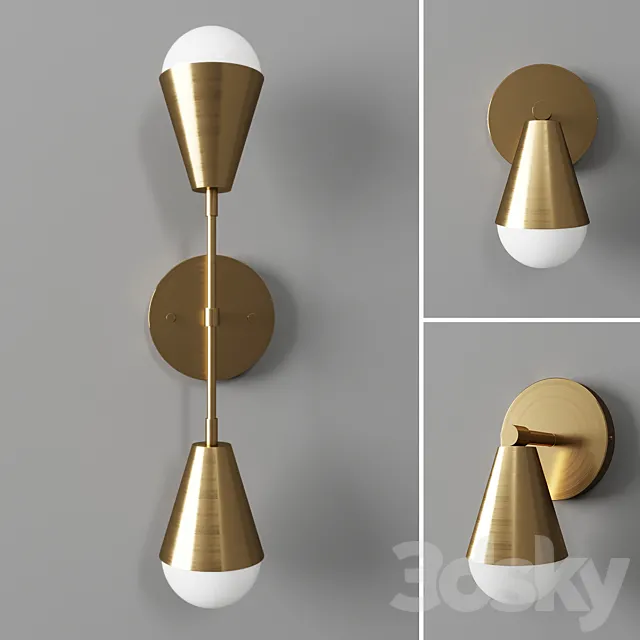 Karma sconces by Adam Gatchel 3D Model