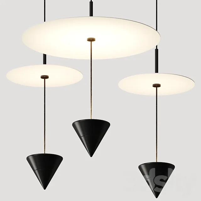 Karman Stralunata Pendant Lamp 3D Model