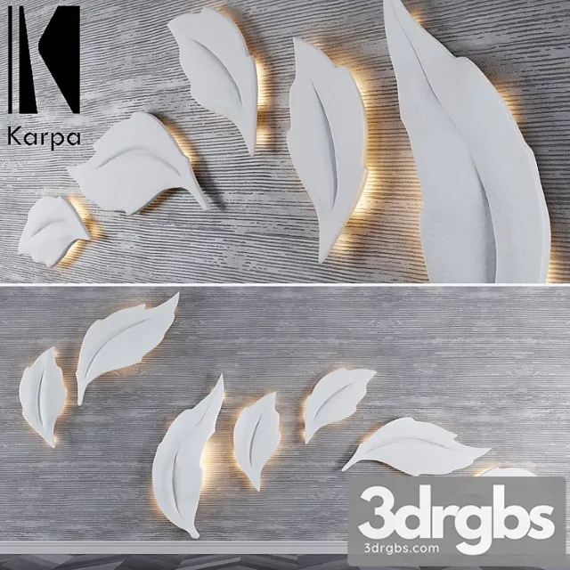 Karpa Leafs Lighting 3D Model Download Karpa Leafs Lighting 3D Model Download