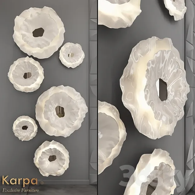 Karpa Nenufares – Wall Lamps 3D Model