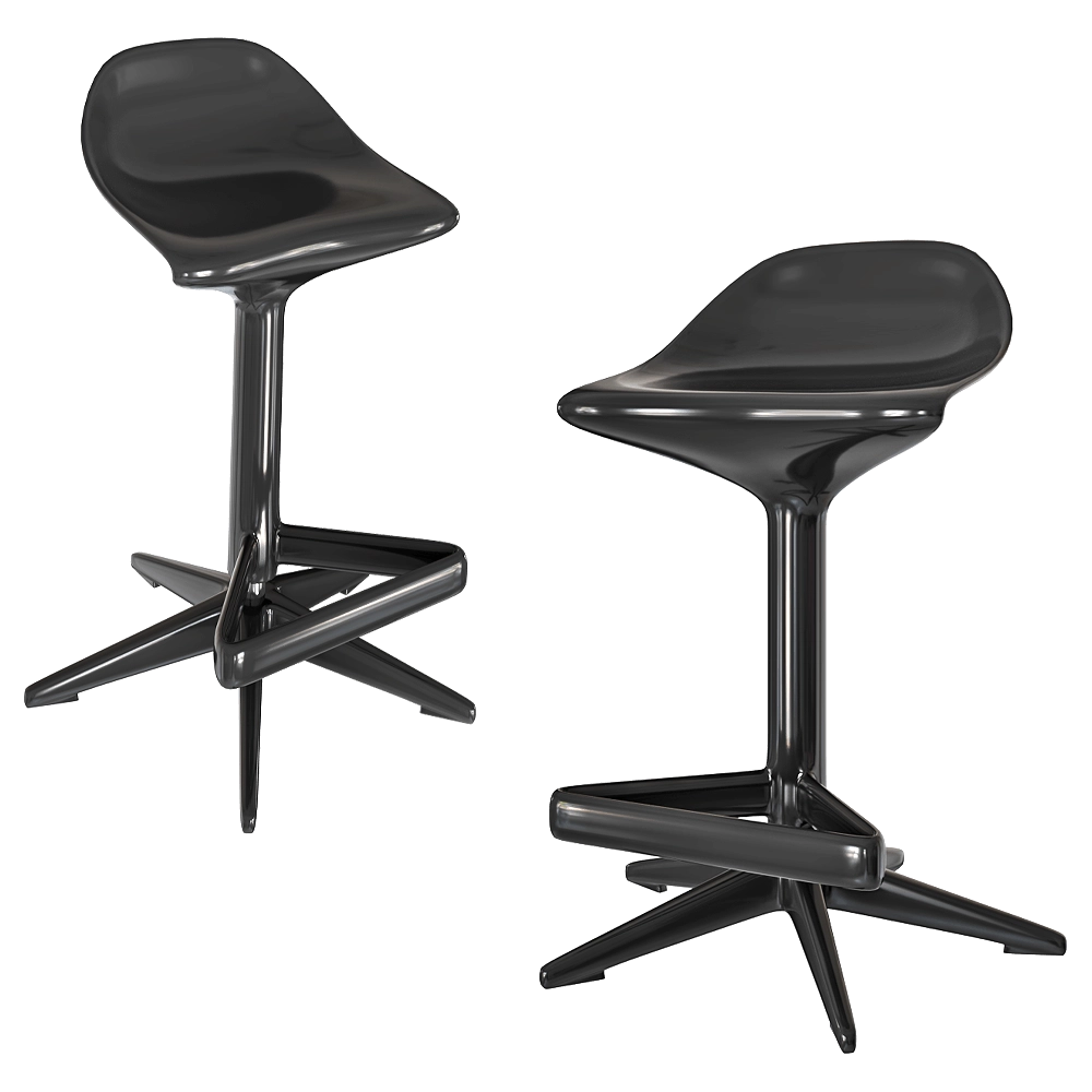 Kartell – Bar stool Spoon 3D Model Kartell – Bar stool Spoon 3D Model