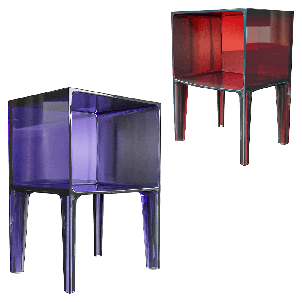 Kartell – Bedside table small Ghost Buster 3D Model Kartell – Bedside table small Ghost Buster 3D Model