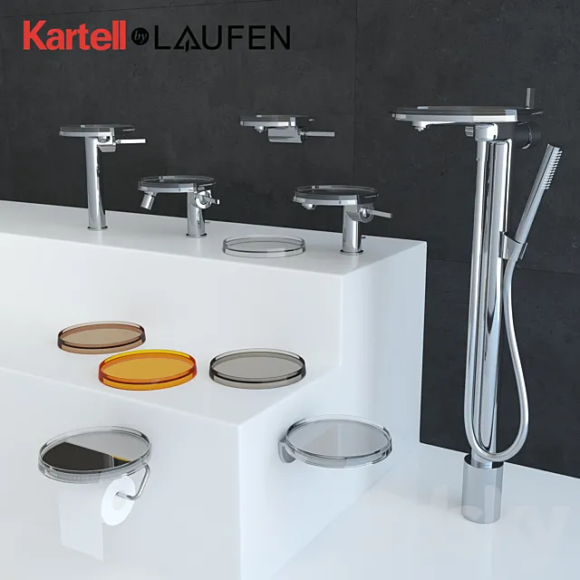 KARTELL by LAUFEN Bathroom Set – Faucets _ Mixers & Accessories 3DModel