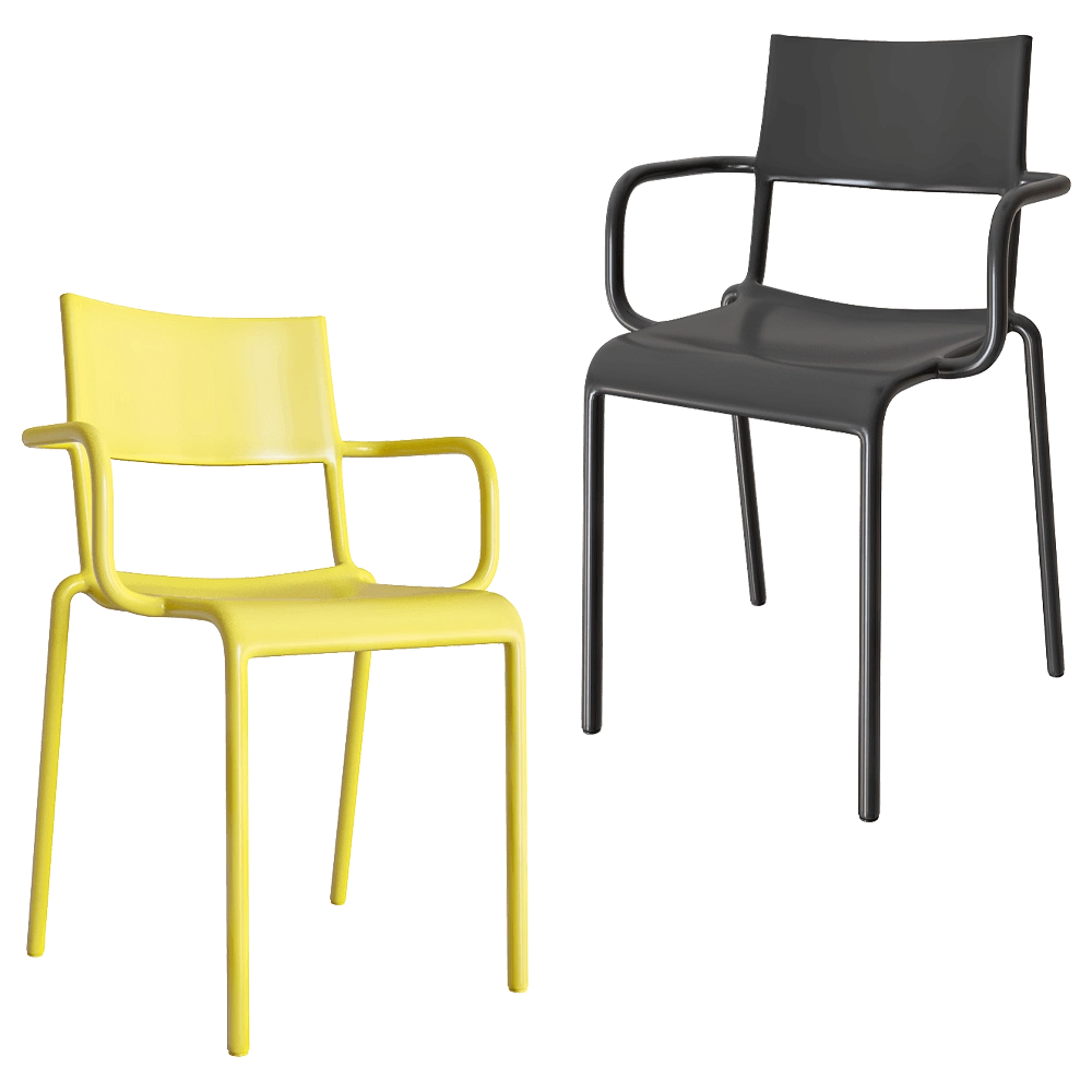 Kartell – Chair Generic A 3D Model Kartell – Chair Generic A 3D Model