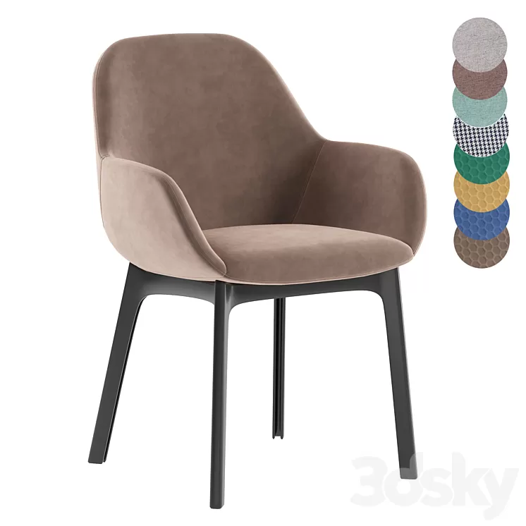 Kartell clap chair 3D Model Free Download
