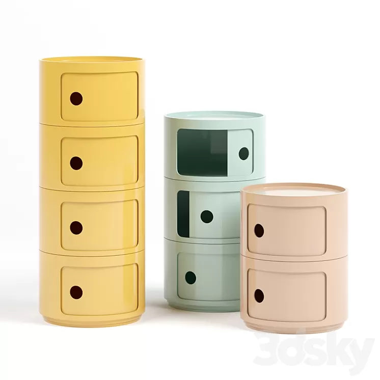 Kartell | COMPONIBILI 3D Model Kartell | COMPONIBILI 3D Model