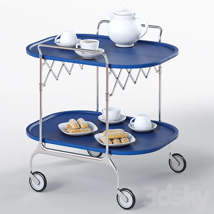 Kartell Gastone table 3D Model Free Download